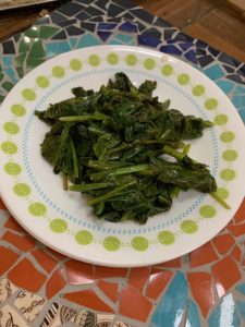 Savory Vegan Mustard Greens