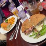 Po Boy and a classic muffuletta from Katies in New Orleans