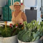 Many of you have met Guin, Josephine's mom. She's always helpful around the farm and at the market. She's headed back to Maine for the summer and we look forward to her return in August.
