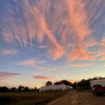 Red sky mornings, crisp clear and Fall is here. Photo by Shelby