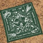 15th Anniversary bandana hand drawn by Josephine