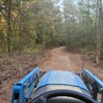 Had some fire breaks and paths cut around the backside of the property