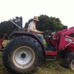 Thanks to Van Cheeseman for the use of his tractor. It made harvesting sweet pot