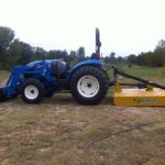 Tractor with new bush hog