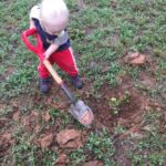 Cooper diggin a whole