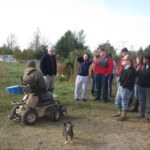 Local H.S. students come for a farm visit